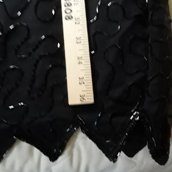 🐕🐕Party dress ( Halloween)size L blk lined. Intrakit beading/ BUNDLE ONLY - Picture 4 of 8